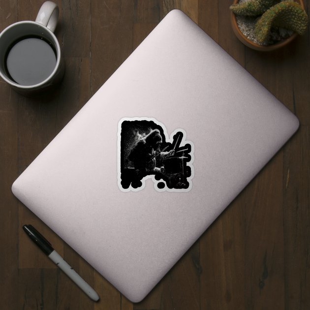 gorilla drummer by enzo studios